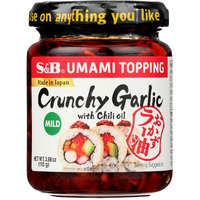 S&B Chili Oil W/ Crunchy Garlic 3.9 Oz (Pack Of 2)