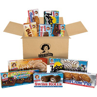 Little Debbie Variety Pack, Zebra Cakes, Cosmic Brownies, Honey Buns, Oatmeal Creme Pies, And Swiss Rolls (1 Box Each), 48 Piece Assortment