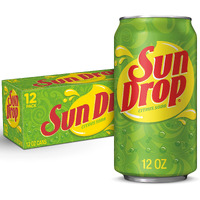 Sun Drop Citrus Soda, 12 Fluid Ounce Can, 12 Count