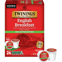 Twinings Decaffeinated English Breakfast Black Tea K-Cup Pods For Keurig, 24 Count (Pack Of 1), Smooth, Flavourful, Robust, Enjoy Hot Or Iced | Packaging May Vary