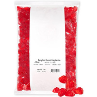 Albanese World's Best Berry Red Gummi Raspberries, 5Lbs Of Candy