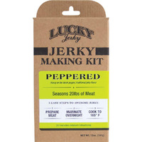 Lucky Jerky Peppered Diy Jerky Seasoning Kits - Seasons 20Lbs Of Meat
