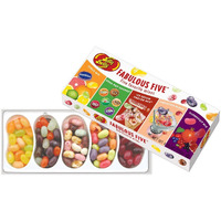 Jelly Belly Fabulous Five Jelly Bean Gift Box - 4.25 Oz - Official, Genuine, Straight From The Source
