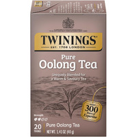 Twinings Pure Oolong Individually Wrapped Black Tea Bags, 20 Count Pack Of 6, Caffeinated, Warm, Nutty Flavor & Golden Colour