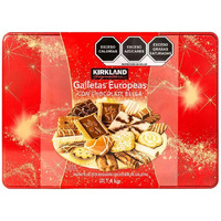 European Cookies Kirkland Signature With Belgian, Chocolate, 49.4 Oz