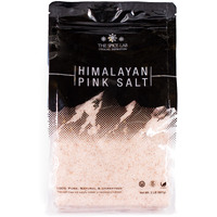 The Spice Lab Himalayan Salt - Fine 2 Lb Bag - Pink Himalayan Salt Is Nutrient And Mineral Dense For Health - Gourmet Pure Crystal - Kosher & Natural Certified