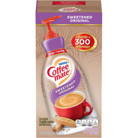 Nestle Coffee Mate Coffee Creamer, Sweetened Original, Concentrated Liquid Pump Bottle, Non Dairy, No Refrigeration, 50.7 Oz
