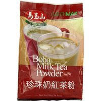 Greenmax Boba Milk Tea Powder, Black Tea, 24.5 Ounce