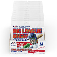 The Official Big League Chew Original Bubble Gum + Tray (12 Packs)