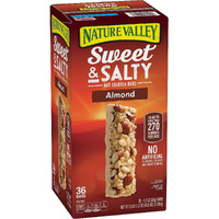 Nature Valley Sweet And Salty Nut Almond Granola Bars, 36 Count