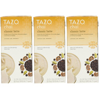 Tazo Chai Natural Spiced Black Tea Latte Concentrate 32-Ounce Boxes (Pack Of 3)