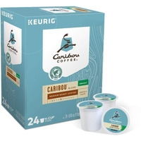 Caribou Coffee, Caribou Blend Decaf, K-Cup Portion Pack For Keurig K-Cup Brewers 24 Count (Pack Of 2)