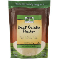 Now Foods, Beef Gelatin Powder, Natural Thickening Agent, Source Of Protein, 1-Pound (Packaging May Vary)