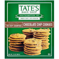 Tate's Bake Shop Thin Crispy Scrumptious Chocolate Chip Cookie Box, 21 Ounce