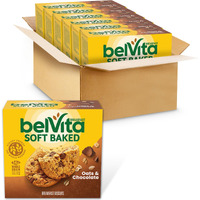 Belvita Soft Baked Oats & Chocolate Breakfast Biscuits, 6 Boxes Of 5 Packs (1 Biscuit Per Pack)