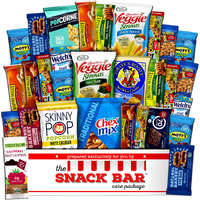 Healthy Snack Care Package (30 Count) A Gift Crave Box With A Variety Of Healthy Snack Choices - Great For Office, College Military, Work, Students Holiday Gifts.