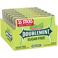 Doublemint Gum 35 Stick Sugarfree Megapack 4.7 Oz -Pack Of 6