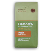 Tieman's Fusion Coffee, Low Acid Decaf, Ground, 10 Ounce Bag