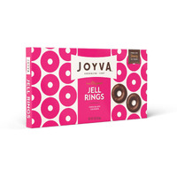 Joyva Jell Rings - The Original Gourmet Chocolate Confection With A Sweet Jelly Filling - Kosher Parve, Vegan, Non-Dairy, No Gluten Treats - Made In Brooklyn - 5-Lb. Bulk Box, Approximately 165 Pieces