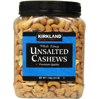 Kirkland Signature Kirkland Signature Unsalted Cashews, 2.5 Pound