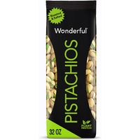 Wonderful Pistachios In Shell, Roasted & Salted Nuts, 32 Ounce Bag, Protein Snacks, Gluten Free, Healthy Snacks