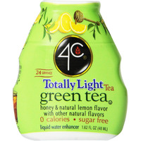 4C Sugar Free Liquid Water Enhancer, Premium Natural Flavors, 0 Calorie Drops (Green Tea, 1 Pack)