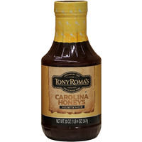 Tony Roma's Carolina Honeys Barbecue Sauce, 20 Ounce (Pack Of 6), Honey Bbq