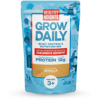 Healthy Height Grow Daily Kids Protein Drink Mix (Vanilla) - High Protein Shake For Kids 3+