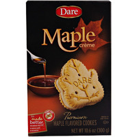 Dare Foods Maple Leaf Creme Cookies 3 /10.6 Ounce Boxes