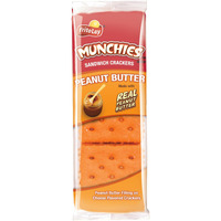 Munchies Peanut Butter On Cheese Crackers, 1.42 Ounce (Pack Of 24)