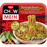 Nissin Chow Mein Premium Teriyaki Beef, 4.0 Ounce (Pack Of 12)