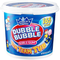 Dubble Bubble 165 Count Tub Bubble Gum