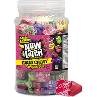 Now And Later Giant Chewy Original Mix Candy, Mixed Fruit Chew Candy, 38 Ounce Tub