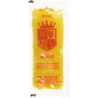 W.Y. Industries 200 Packets Chinese Yellow Mustard, 0.28 Ounce (Pack Of 200)