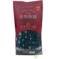 Boba Black Tapioca Pearl Bubble Tea, 2 Pack (Each 8.8 Oz) + 1 Pack Of 50 Boba Straws (Variety Color)