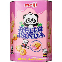 Meiji Hello Panda Cookies-L, Strawberry, 9.1 Ounce