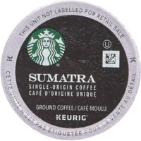 Starbucks Coffee K-Cup Pods, Sumatra Single-Origin Coffee, Dark Roast Ground Coffee, Keurig Genuine K-Cup Pods, 32 Ct K-Cup Pods Per Box (Pack Of 3)