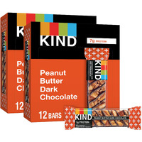 Kind Bars, Peanut Butter Dark Chocolate, Healthy Snacks, Gluten Free, 24 Count