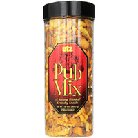 Utz Pub Mix - 20 Ounce Barrel - Savory Snack Mix, Blend Of Crunchy Flavors For A Tasty Party Snack - Resealable Container - Cholesterol Free And Trans-Fat Free