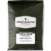 Fresh Roasted Coffee, Unroasted Costa Rican Tarrazu, Kosher, 5 Pound