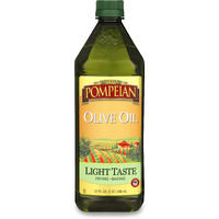 Pompeian Light Taste Olive Oil, Subtle Flavor, Perfect For Frying & Baking, Naturally Gluten Free, Non-Allergenic, Non-Gmo, 32 Fl. Oz.