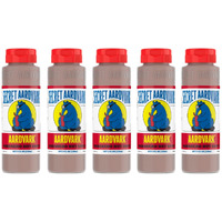 Secret Aardvark Habanero Hot Sauce - Habanero Peppers & Roasted Tomatoes, Medium Spiced Hot Sauce, Bbq Sauce, Non-Gmo, Low Sugar, Low Carb, Gluten-Free Hot Sauce & Marinade - 8 Fl Oz 5 Pack