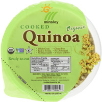 Minsley Cooked Organic Quinoa, 4.2 Oz. (Pack Of 12)