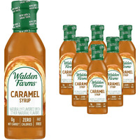 Walden Farm Near Zero Caramel Syrup 340G (Pack Of 6)