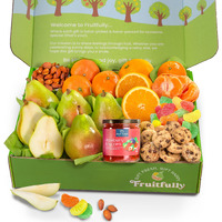 A Gift Inside Harvest Favorites Fruit And Gourmet Gift Box