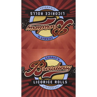 Gerrit's Broadway Licorice Rolls Strawberry 24 Count