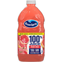 Ocean Spray 100% Juice, Ruby Red Grapefruit Blend, 60 Ounce Bottle (Pack Of 8)