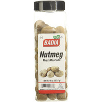 Badia Nutmeg Whole, 16 Ounce