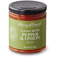 Harry & David Classic Recipe Pepper & Onion Relish (10 Ounces), Hot Dog Topping, Hamburger Relish, Condiment Staple
