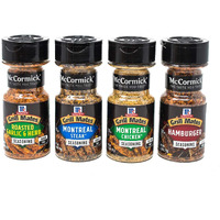 Mccormick Grill Mates Everyday Blends Grilling Variety Pack (Montreal Steak, Montreal Chicken, Roasted Garlic & Herb, Hamburger), 4 Count